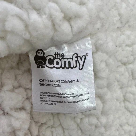 The Comfy Pink Sherpa Lined Wearable Blanket Hoodie Oversized Cozy One Size - Picture 3 of 8